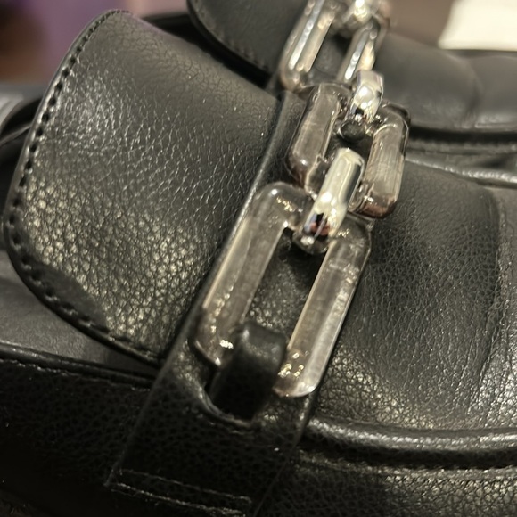 Dirty Laundry Womens Vallor Lucite Chain Detail Chunky Clog Black Size 9 - Picture 8 of 14